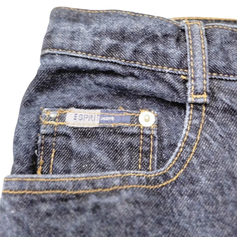 Vintage Esprit Jean Size 30 High Waist Tapered Leg Denim Blue Wash 90s   E222